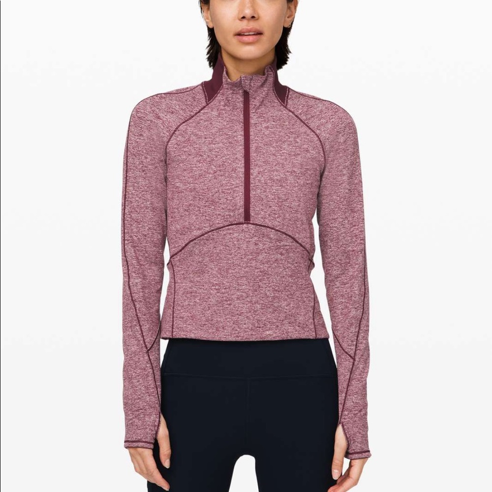 Maroon Lululemon quarterzip